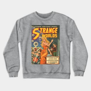 Strange Worlds Comic Cover Crewneck Sweatshirt